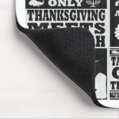 ヴィンテージのThanksgivukkahのマウスパッド マウスパッド (コーナー)