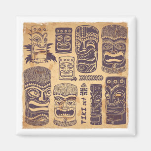 ヴィンテージのTikiセット マグネット