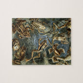 ヴィンテージのToads and Frogs Batracia by Ernst Haeckel ジグソーパズル (横)