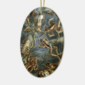 ヴィンテージのToads and Frogs Batracia by Ernst Haeckel セラミックオーナメント (左)