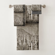 ヴィンテージのTontosのサグアロの浴室タオル