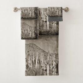 ヴィンテージのTontosのサグアロの浴室タオル バスタオルセット