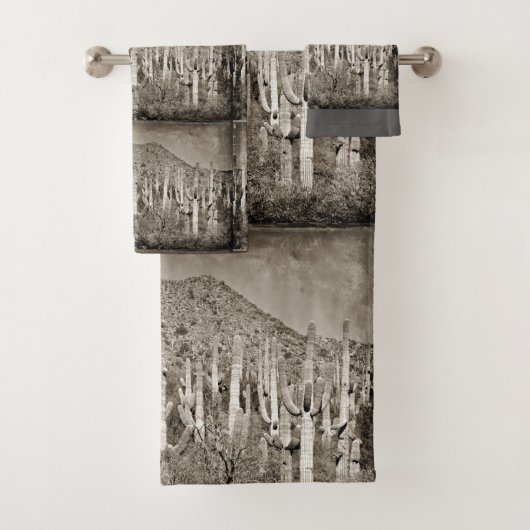 ヴィンテージのTontosのサグアロの浴室タオル バスタオルセット (インサイチュ)