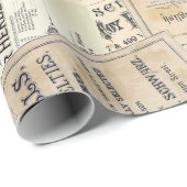 ヴィンテージのToylandのクリスマスの包装紙 ラッピングペーパー (ロールコーナー)