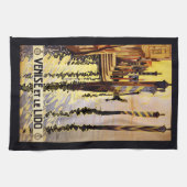 ヴィンテージのVeneziaベニスイタリア手タオル キッチンタオル (横)