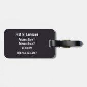 ヴィンテージのVenezia (ベニス)のカスタムな荷物のラベル ラゲッジタグ (裏面横)