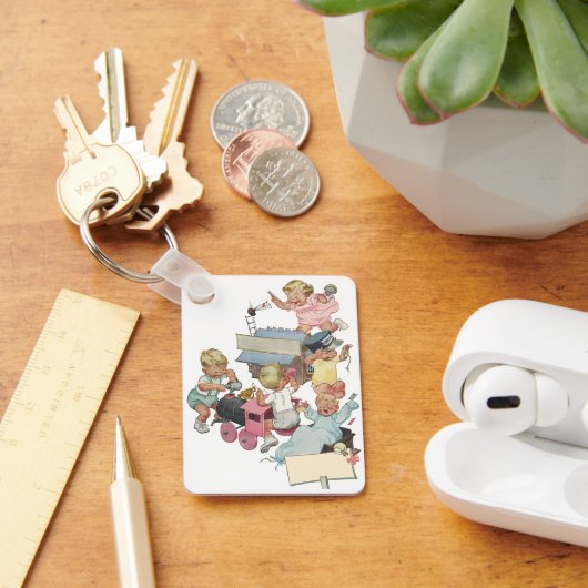 ヴィンテージのwトイ遊トレイン キーホルダー (デスク)