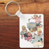 ヴィンテージのwトイ遊トレイン キーホルダー (正面)