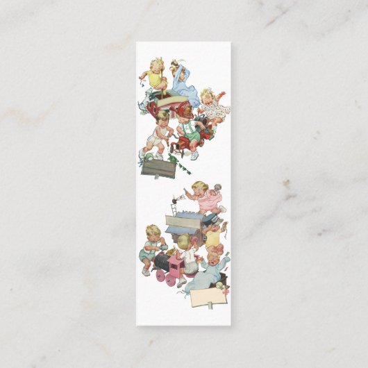 ヴィンテージのwトイ遊トレイン コーリングカード (裏面)