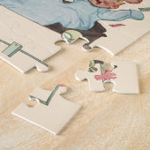 ヴィンテージのwトイ遊トレイン ジグソーパズル (側面)