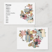 ヴィンテージのwトイ遊トレイン 名刺 (正面/裏面)