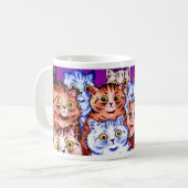 ヴィンテージのWainの驚異猫のギフトのマグ コーヒーマグカップ (正面左)