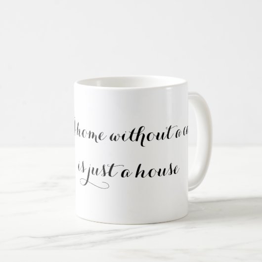 ヴィンテージのWain猫の家の芸術 コーヒーマグカップ (正面右)