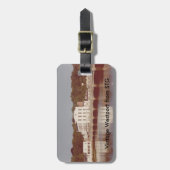 ヴィンテージのWestportの荷物のラベル- Steinkraus CohenのBr ラゲッジタグ (正面縦)