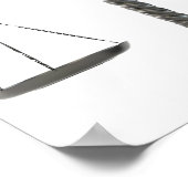 ヴィンテージはかりで測計量ポスター ポスター (角)