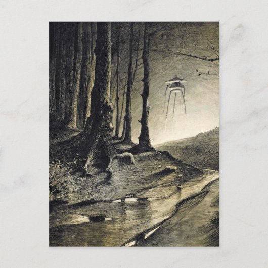 ヴィンテージはがきの戦争 ポストカード (正面)