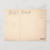 ヴィンテージはがきの複製 – Sad Puppy Dog ポストカード (裏面)