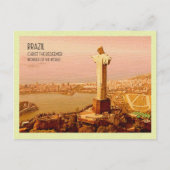 ヴィンテージはがきキリストRedeemerブラジル ポストカード (正面)