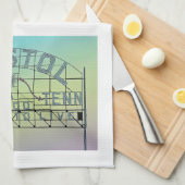 ヴィンテージはがきスタイルブリストルスローンサイン キッチンタオル (四つ折り)