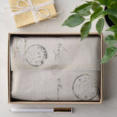 ヴィンテージはがきティッシュペーパー 薄葉紙 (ギフト)