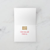 ヴィンテージはがきバレンタインデー サンキューカード (内部)