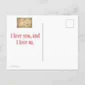 ヴィンテージはがきバレンタインデー ポストカード (裏面)