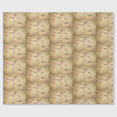 ヴィンテージはがきバレンタインデー ラッピングペーパー (フラット)