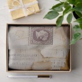 「ヴィンテージはがき切り離しティッシュペーパー- Large S 薄葉紙 (ギフト)