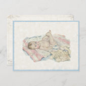 ヴィンテージはがき可愛いリトル男の赤ちゃん ポストカード (正面/裏面)