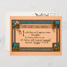 ヴィンテージはがき書は