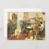 ヴィンテージはがき美しいイラストレーション ポストカード (正面/裏面)