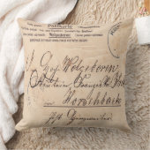 ヴィンテージはがき装飾用クッション クッション (ブランケット)