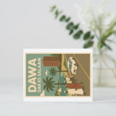 ヴィンテージはがき食べ – アフリカ ポストカード (スタンド正面)