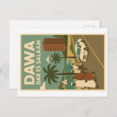 ヴィンテージはがき食べ – アフリカ ポストカード (正面/裏面)