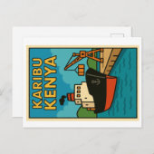 ヴィンテージはがき – カリブケニア シーズンポストカード (正面/裏面)