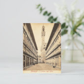 ヴィンテージはがき、フィレンツェ – イルポルティコdegli Uffizi ポストカード (スタンド正面)