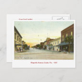 ヴィンテージはがき，フロリダ州，ユースティス ポストカード (正面/裏面)