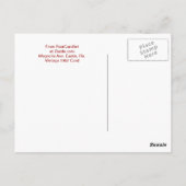 ヴィンテージはがき，フロリダ州，ユースティス ポストカード (裏面)