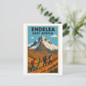 ヴィンテージはがき – 山ケニア – 東アフリカ ポストカード (スタンド正面)