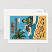 ヴィンテージはがき – 東アフリカ ポストカード (正面/裏面)