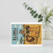 ヴィンテージはがき – 東アフリカ ポストカード (スタンド正面)