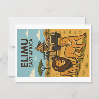 ヴィンテージはがき – 東アフリカ ポストカード
