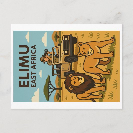 ヴィンテージはがき – 東アフリカ ポストカード (正面)