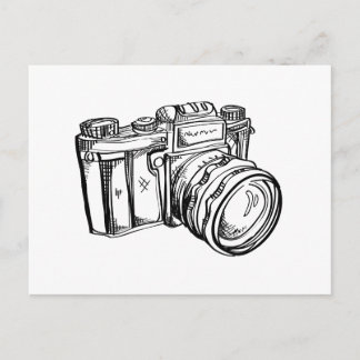 ヴィンテージはがき – 白黒 ポストカード