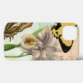 ヴィンテージはがき(蝶と花) Case-Mate iPhoneケース (裏面 (横))