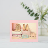 ヴィンテージはがき、靴 ポストカード (スタンド正面)