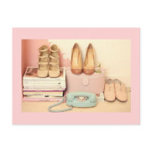 ヴィンテージはがき、靴