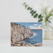 ヴィンテージはげ頭の崖,ヨーク,メイン ポストカード (スタンド正面)