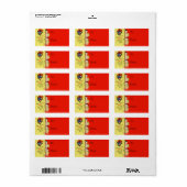 ヴィンテージはこちら応援ギフトラベル ラベル (フルシート)