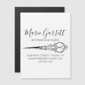 ヴィンテージはさみサロン磁気 (正面/裏面)